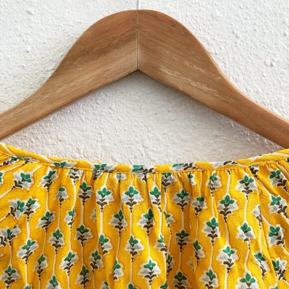 RHODE x Target Dainty Lotus Print Wrap Top Size Large - Picture 4 of 8